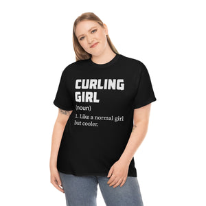 Curling Girl - Unisex Heavy Cotton Tee