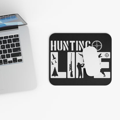 Hunting Life - White - Mouse Pad (Rectangle)