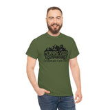 Morning Wood Campground - Black - Unisex Heavy Cotton Tee