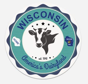 Wisconsin Dairyland - Coaster - Set of 10