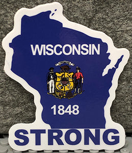 Wisconsin "Strong" - Vinyl Sticker