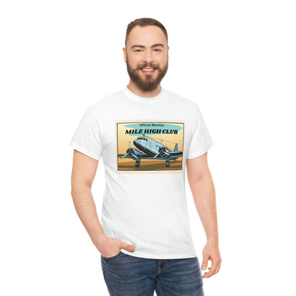 Mile High Club - DC3 - Unisex Heavy Cotton Tee