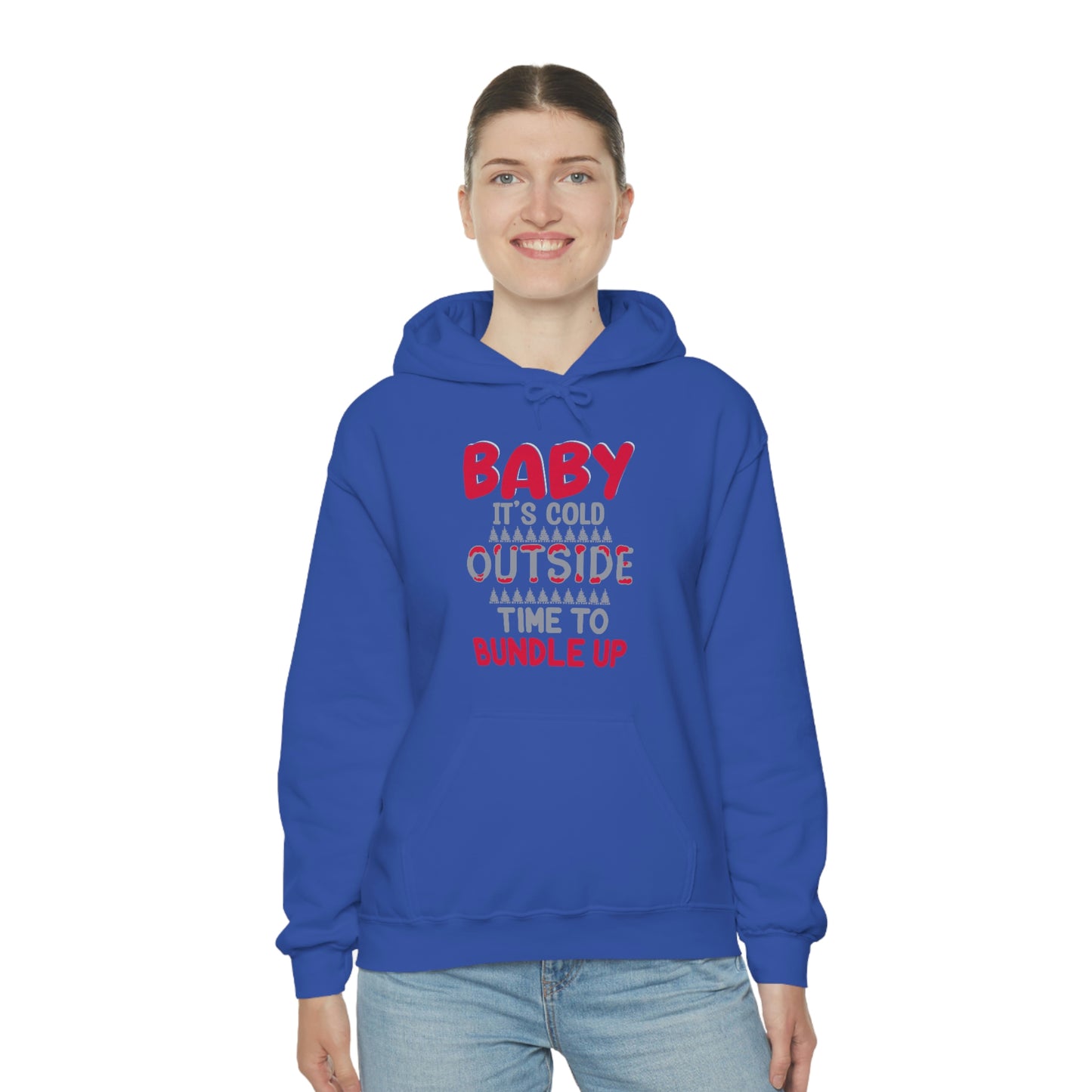 Time To Bundle Up - Unisex Heavy Blend™ Hooded Sweatshirt