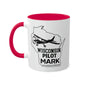 Wisconsin Pilot Mark - YouTube  - Colorful Mugs, 11oz