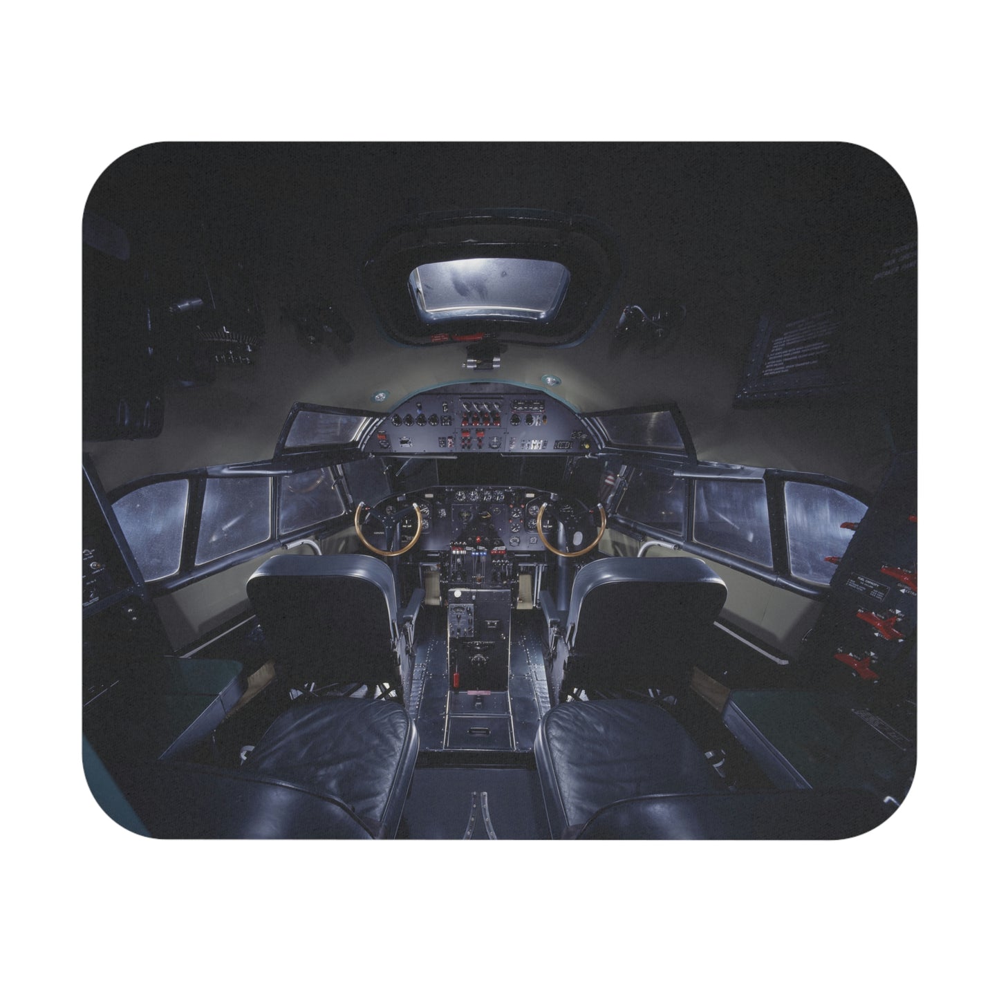 Boeing 307 Stratoliner Clipper "Flying Cloud" Cockpit - Mouse Pad (Rectangle)