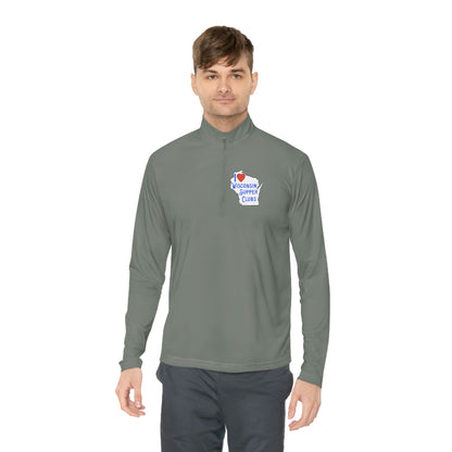 I Love Wisconsin Supper Clubs - Unisex Quarter-Zip Pullover