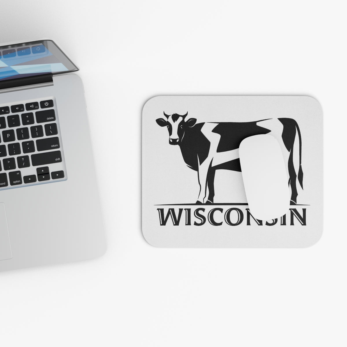 Wisconsin - Cow - Mouse Pad (Rectangle)