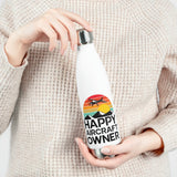 Happy Aircraft Owner - Retro - 20oz Insulated Bottle