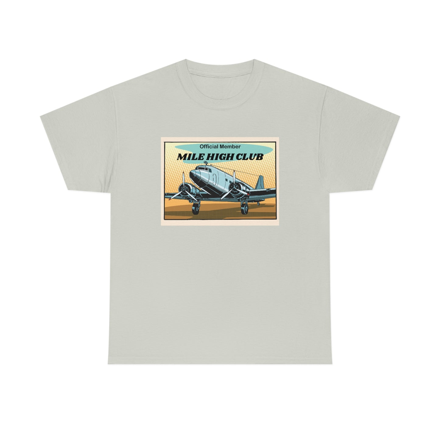 Mile High Club - DC3 - Unisex Heavy Cotton Tee