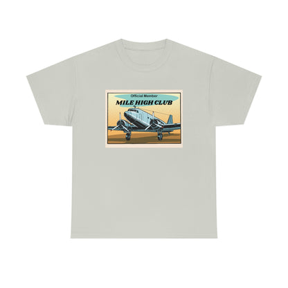 Mile High Club - DC3 - Unisex Heavy Cotton Tee