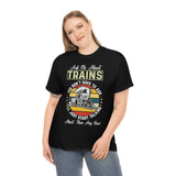 As Me About Trains - Unisex Heavy Cotton Tee