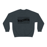 Wisconsin By Three - Unisex Heavy Blend™ Crewneck Sweatshirt