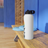 Happy Aircraft Owner - Retro - Stainless Steel Water Bottle, Standard Lid - 32 oz.