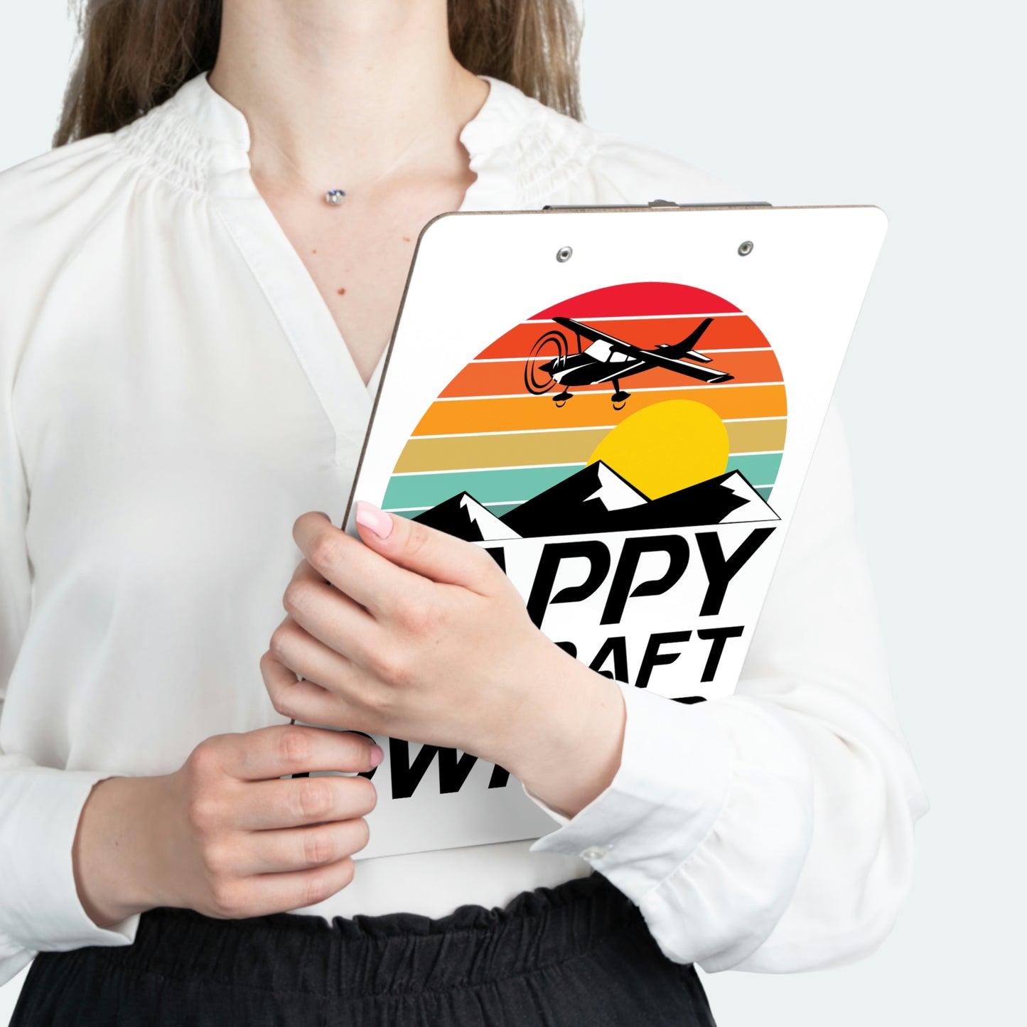 Happy Aircraft Owner - Retro - Clipboard