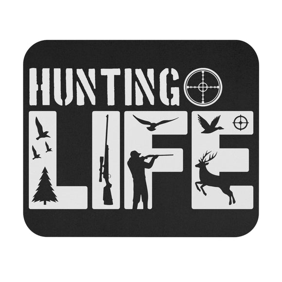 Hunting Life - White - Mouse Pad (Rectangle)
