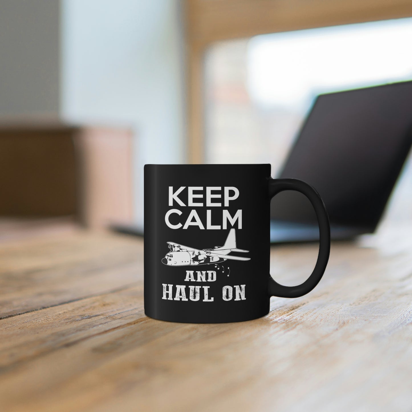 Keep Calm And Haul On - 11oz Black Mug