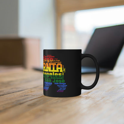 California Bear - Pride - 11oz Black Mug