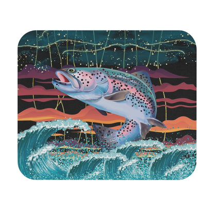 Fish - Waves - Mouse Pad (Rectangle)