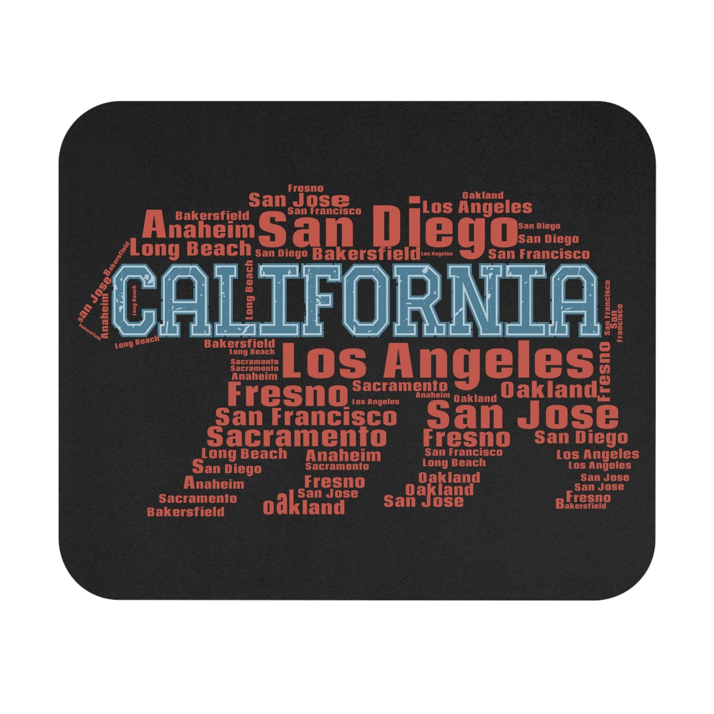 California Bear - Retro - Mouse Pad (Rectangle)