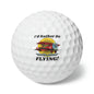 I'd Rather Be Flying - Biplane - Golf Balls, 6pcs