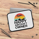 Happy Aircraft Owner - Retro - Laptop Sleeve -13"