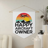 Happy Aircraft Owner - Retro - Pennant