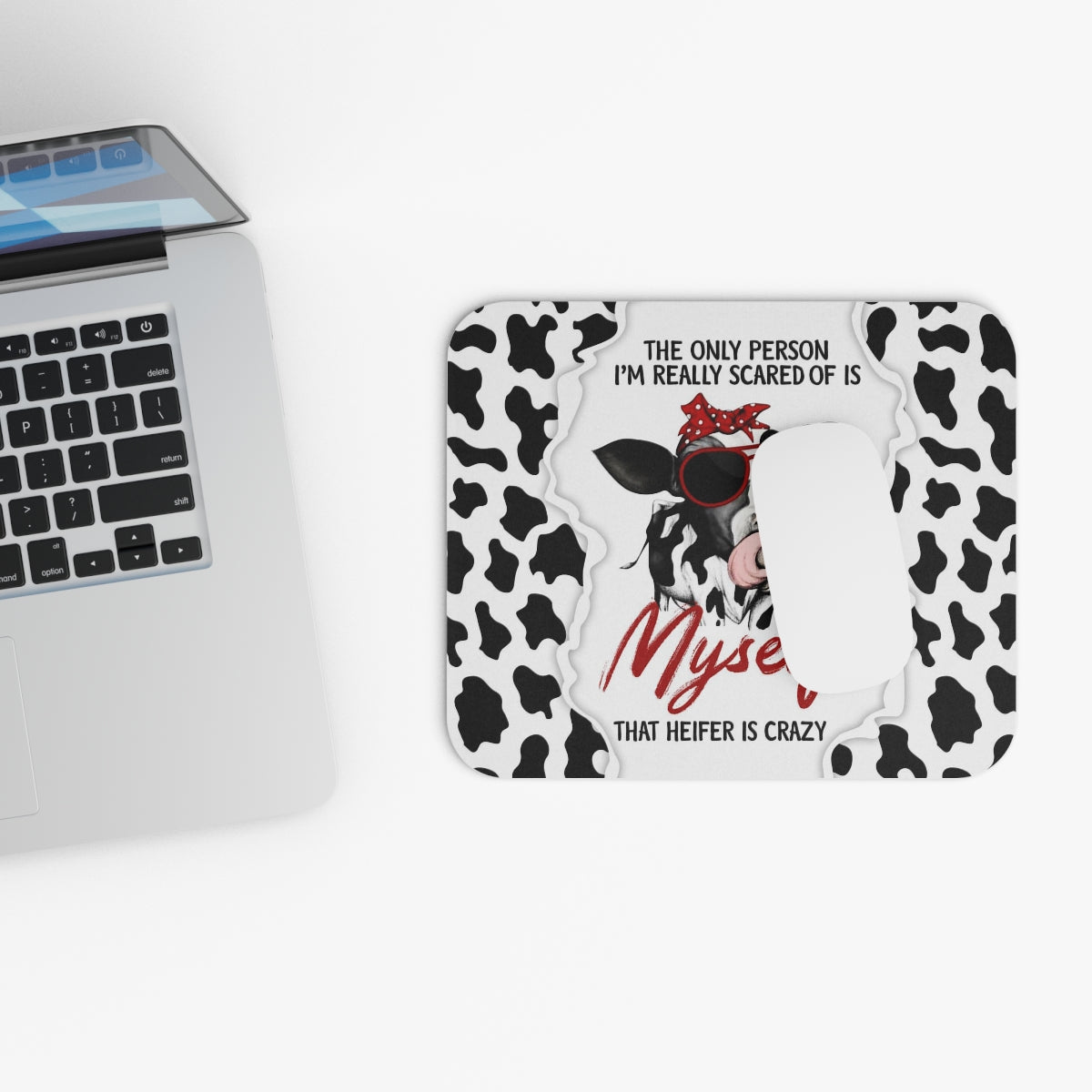 Crazy Heifer - Mouse Pad (Rectangle)