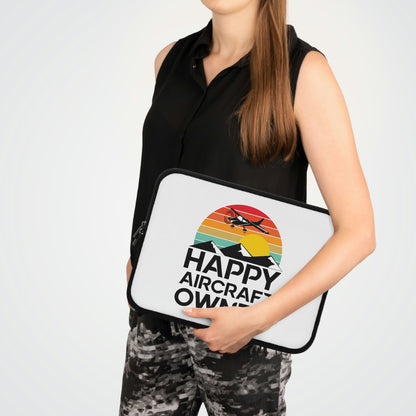 Happy Aircraft Owner - Retro - Laptop Sleeve -13"