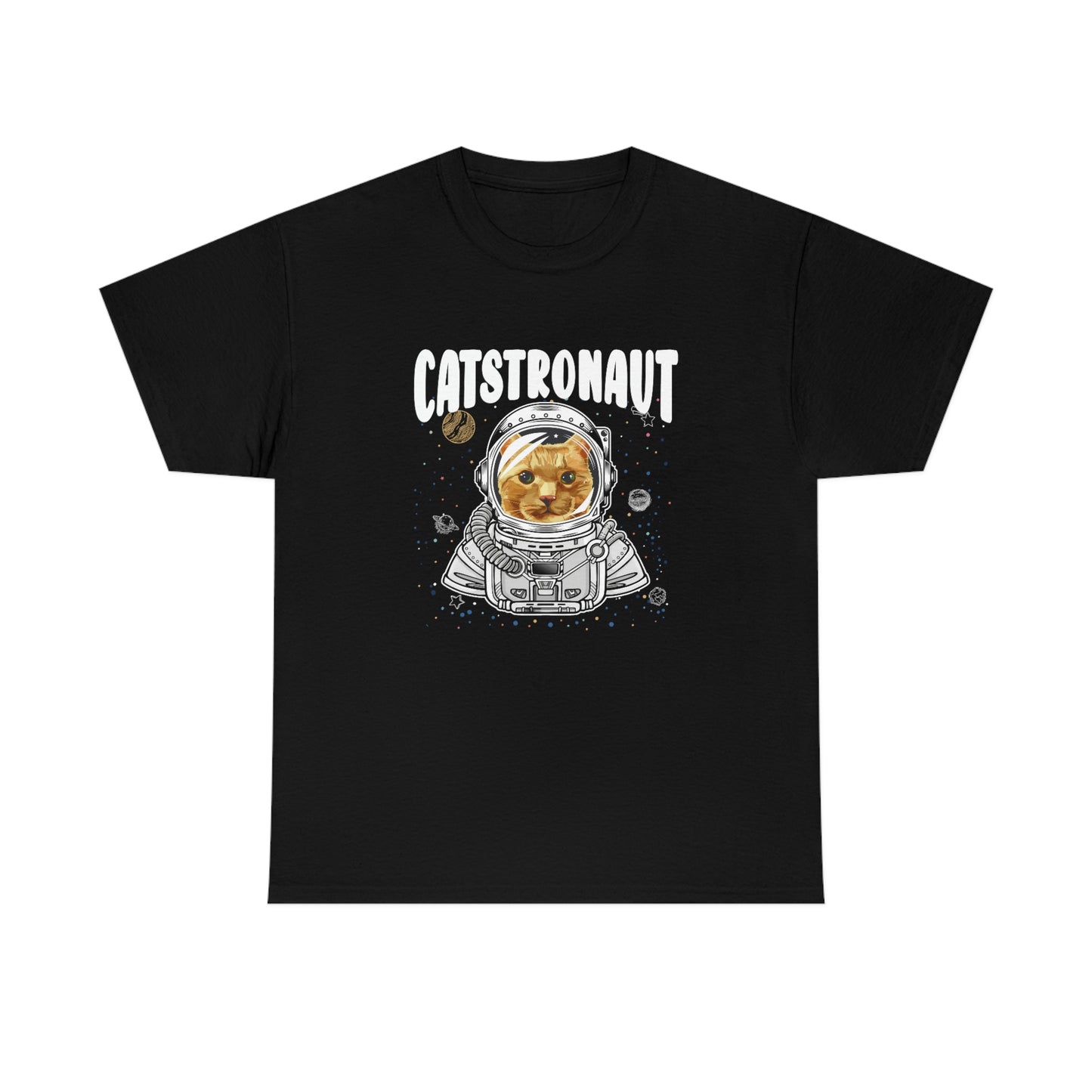 Catstronaut - Unisex Heavy Cotton Tee