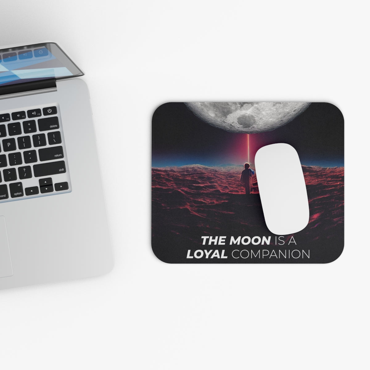 The Moon Is A Loyal Companion - Mouse Pad (Rectangle)