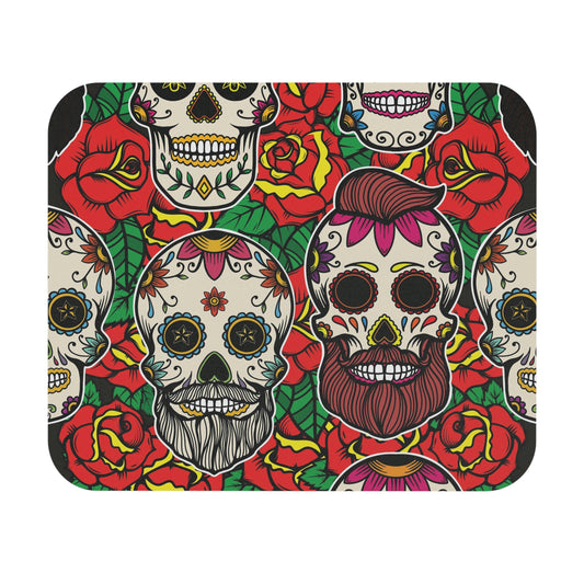 Sugar Skull - Beards - Mouse Pad (Rectangle)