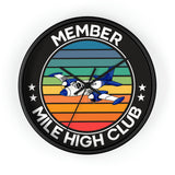 Mile High Club - Member - Circle - Wall Clock