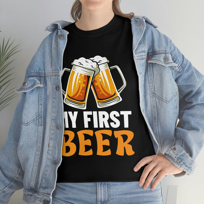 My First Beer - Unisex Heavy Cotton Tee