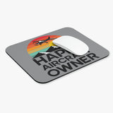 Happy Aircraft Owner - Retro - Mouse Pad (Rectangle)