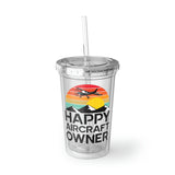 Happy Aircraft Owner - Retro - Suave Acrylic Cup