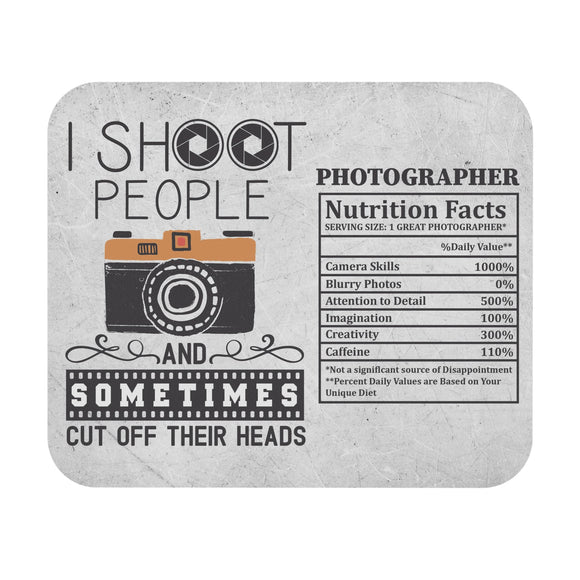 Photographer - I Shoot People - Mouse Pad (Rectangle)