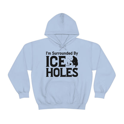 I Am Surrounded By Ice Holes - Unisex Heavy Blend™ Hooded Sweatshirt