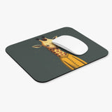 Yellow Giraffe Portrait - Mouse Pad (Rectangle)