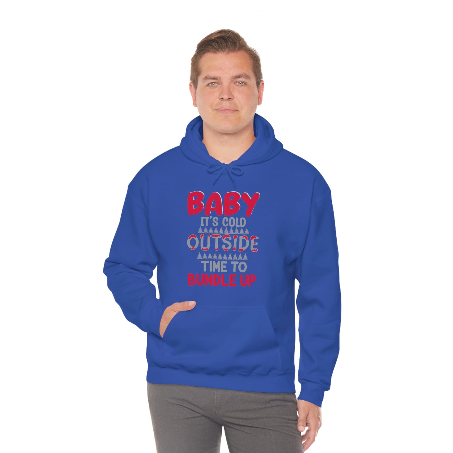 Time To Bundle Up - Unisex Heavy Blend™ Hooded Sweatshirt