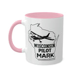 Wisconsin Pilot Mark - YouTube  - Colorful Mugs, 11oz
