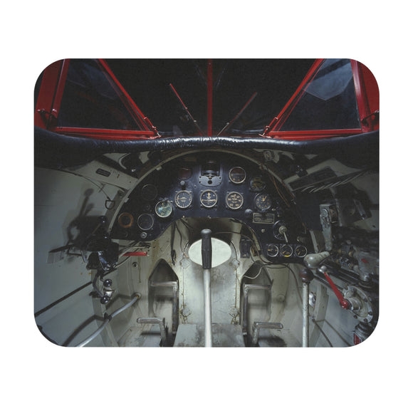 Lockheed Vega 5B Amelia Earhart Cockpit - Mouse Pad (Rectangle)