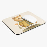 Cat And Roses - Mouse Pad (Rectangle)