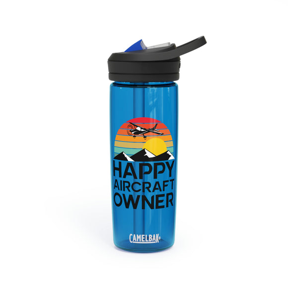 Happy Aircraft Owner - Retro - CamelBak Eddy®  Water Bottle, 20oz