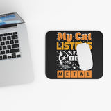 My Cat Listens To Metal - Mouse Pad (Rectangle)