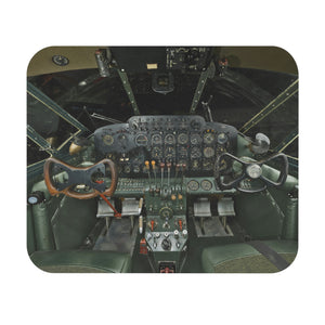Beechcraft D18S TwinBeech Cockpit - Mouse Pad (Rectangle)