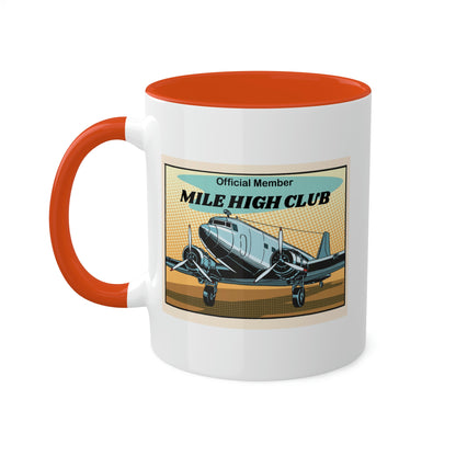 Mile High Club - DC3 - Colorful Mugs, 11oz