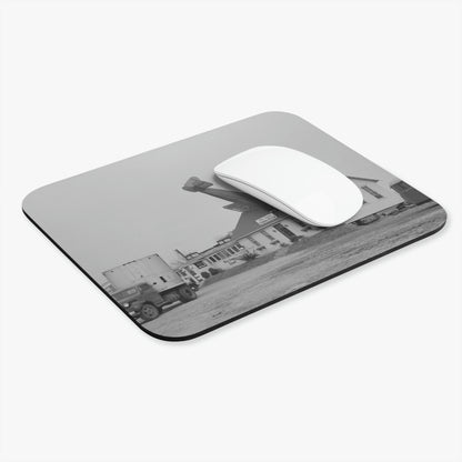 Airplane On A Diner - Mouse Pad (Rectangle)