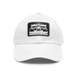 Mile High Club - Biplane - White - Dad Hat with Leather Patch