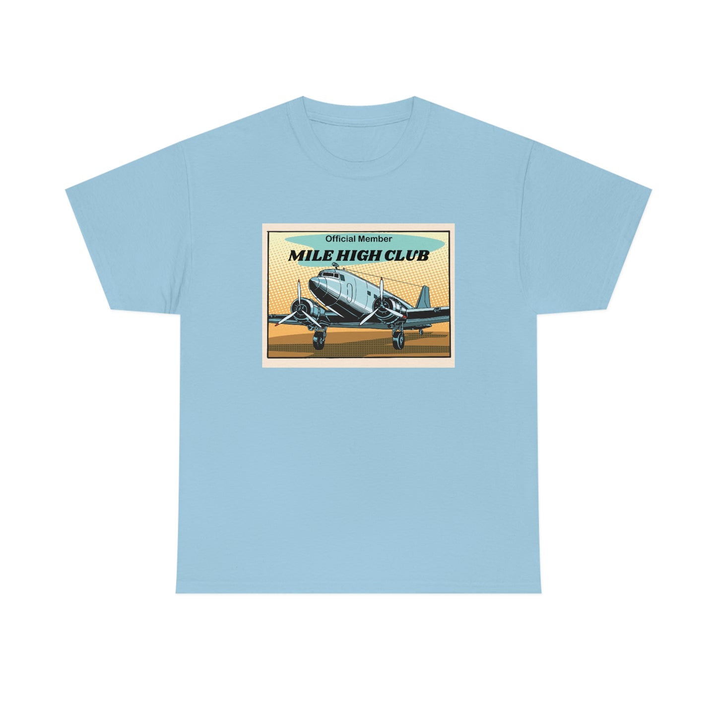 Mile High Club - DC3 - Unisex Heavy Cotton Tee