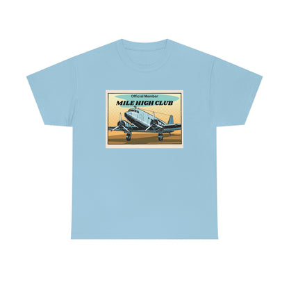 Mile High Club - DC3 - Unisex Heavy Cotton Tee